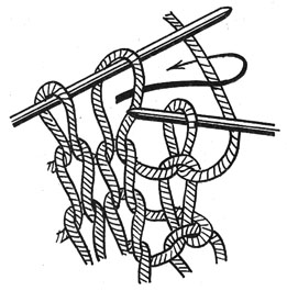 вязание - кромочные петли
