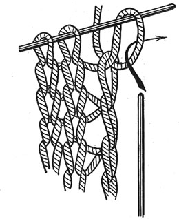 вязание - кромочные петли
