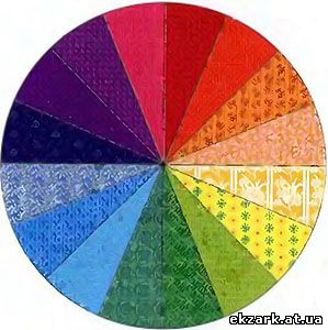 цветовой круг для подбора цветов тканей в технике пэчворк